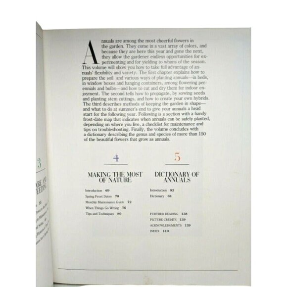 The Time-Life Gardeners Guide Annuals Hardcover Book - Picture 5 of 8